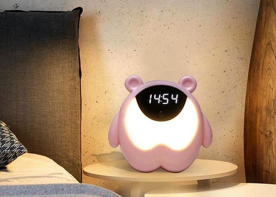 Bear 3w Alarm Clock Night Light, tryb drzemki Zmienna kolorowa lampka nocna Led