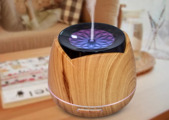 400ml Home office imitacja drewna nawilżacz aromaterapeutyczny rękaw obudowa biurowy nawilżacz domowy